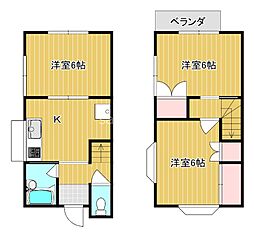 グレイスハイム 3Kの間取図画像