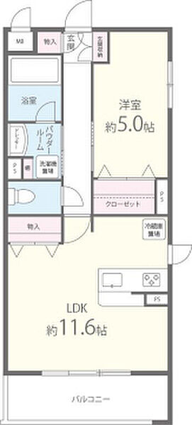 同じ建物の物件間取り写真 - ID:228047911282