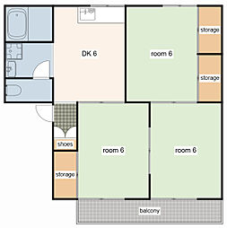 ハイネス北平野 1階