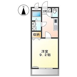 セピアコンフォース 1Kの間取図画像