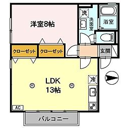 間取図画像 1LDK