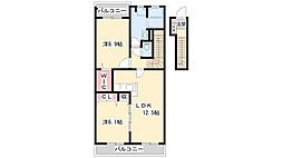 ロワジール 2階