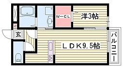 オーシャンパレスB 1階