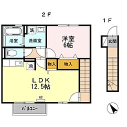 リバーハイツ東堀 2階