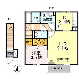 ウィット英賀保 2階/202