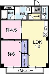 パルネット蓼野 2階