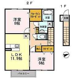 セジュール小川 2階/202