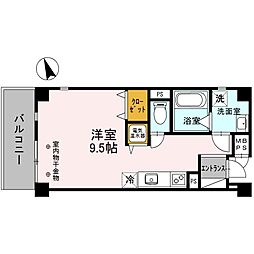 サクシード姫路駅南 ワンルームの間取図画像