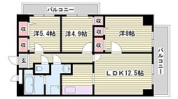 キャッスルコート東辻井 7階/701