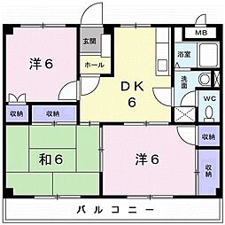 サンファミール西庄 2階/202