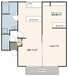 ブルースカイ山本II 2階