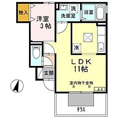 物件の間取り