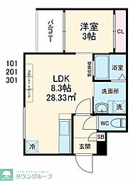 間取図画像 1LDK