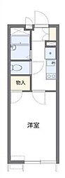 レオパレスジードルンク 1Kの間取図画像