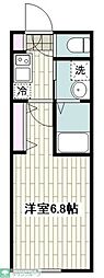 メゾン・ド・ビジュ 1Kの間取図画像