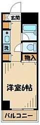 エル 1LDKの間取図画像