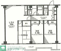 希望が丘ハイム 3LDKの間取図画像