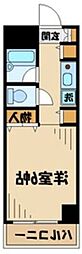 エル ワンルームの間取図画像