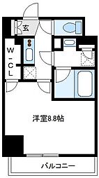 リージア海老名ビナフロント 1Kの間取図画像