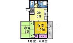 間取図画像 2DK