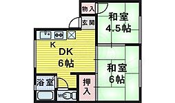コーポ浜寺 2階/-