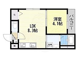 南海線 諏訪ノ森駅 徒歩4分 1階/-
