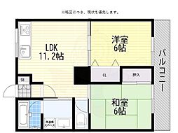 グレース21 2LDKの間取図画像