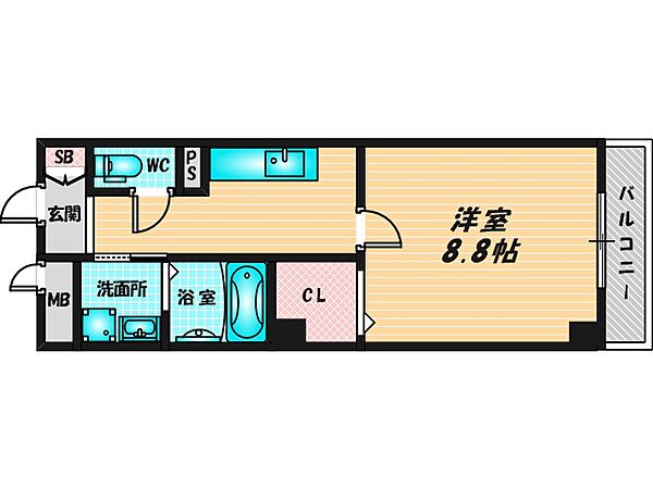 ヴィラ ヴィオラ ｜大阪府東大阪市近江堂1丁目(賃貸アパート1K・2階・30.00㎡)の写真 その2