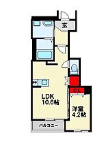 （仮）西鞘ヶ谷町新築アパート 103 ｜ 福岡県北九州市戸畑区西鞘ケ谷町（賃貸アパート1LDK・1階・39.26㎡） その2