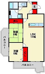 ニューコーポ高見 2階