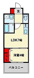 間取図画像 1DK