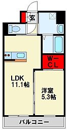 間取図画像 1LDK