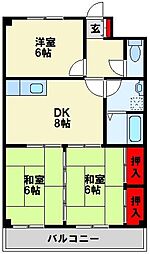 JR鹿児島本線 九州工大前駅 徒歩27分 6階/-