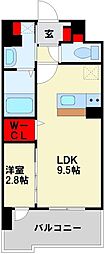 グランヒルズ戸畑 1LDKの間取図画像