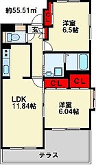 物件の間取り