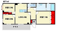 物件の間取り