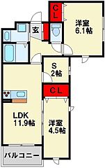 物件の間取り