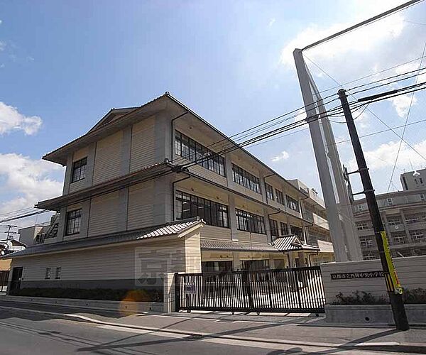 画像15:西陣中央小学校まで460m 校舎がとっても綺麗な小学校です。