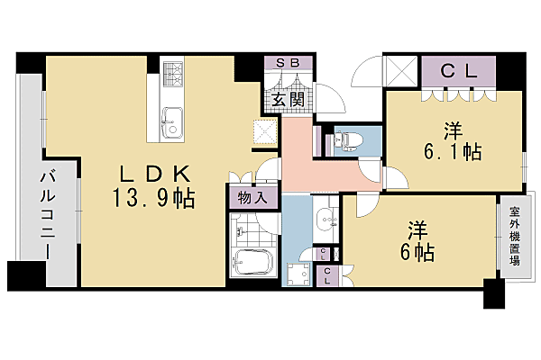 同じ建物の物件間取り写真 - ID:226065663461