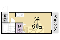 ＶＩＰ大宅 2階1Kの間取り