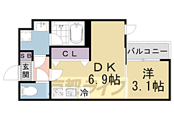 間取図画像 1DK