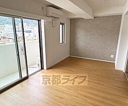 京都地下鉄東西線 椥辻駅 徒歩7分の賃貸マンション 3階1LDKのリビング/ダイニング