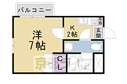 間取図画像 1K