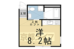 ＮＥＳＴ冷泉町 1階ワンルームの間取り