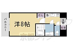 Ｄａｉｗａ　Ｇｒａｃｅ　Ｍａｉｓｏｎ　京都西七条 4階1Kの間取り