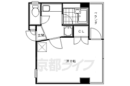 グレースＵ 2階1Kの間取り