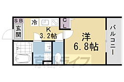 間取図画像 1K