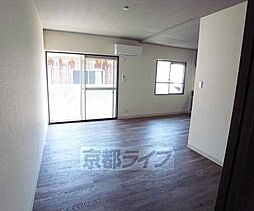 京都市営烏丸線 松ヶ崎駅 徒歩5分の賃貸アパート 2階1LDKのリビング/ダイニング