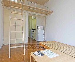 京福電気鉄道北野線 北野白梅町駅 徒歩14分の賃貸アパート 2階1Kのリビング/ダイニング