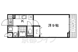 ボヌール　アヴニール　II 1階1Kの間取り